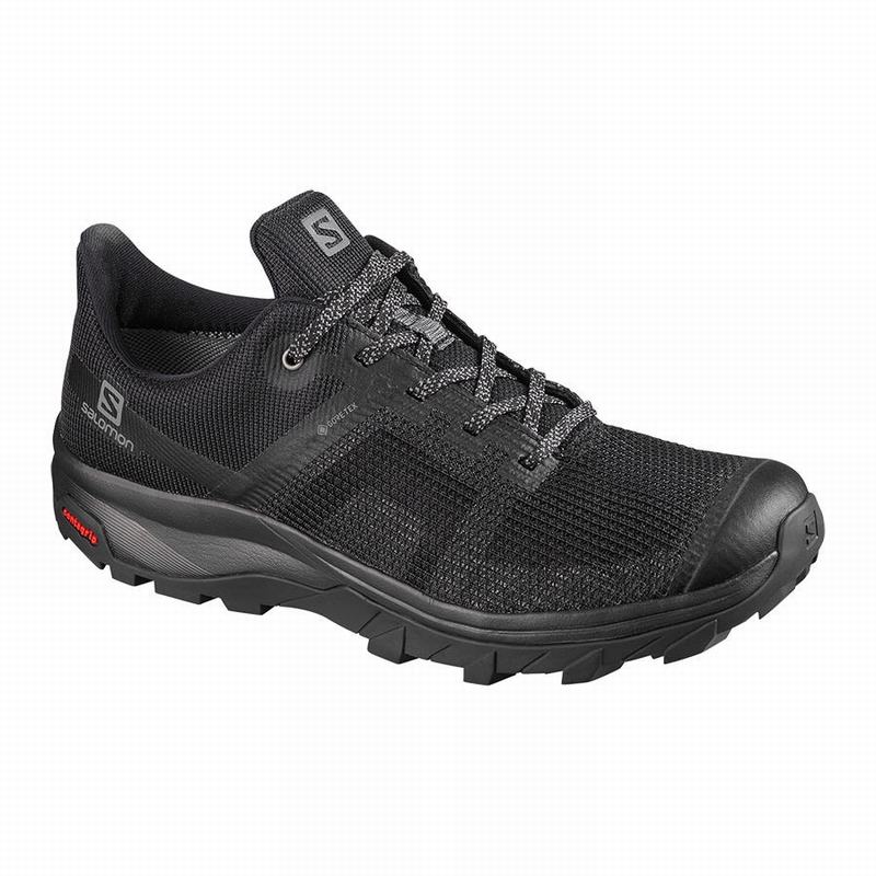 Zapatillas Trekking Salomon Mujer Negras - Salomon Argentina OUTLINE PRISM GORE-TEX ,956723-JHW